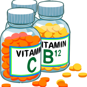 Vitamin C, B12